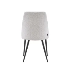 Furnihaus Eetkamerstoel Oscar Beige Boucle Set van 6 New