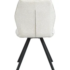 Leen Bakker Eetkamerstoel Raffy - stof - crème Online