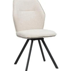 Leen Bakker Eetkamerstoel Raffy - stof - beige Hot