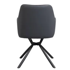 Leen Bakker Eetkamerstoel Saar - antraciet Best