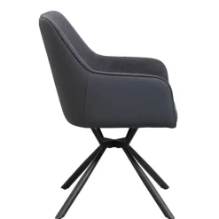 Leen Bakker Eetkamerstoel Saar - antraciet Best