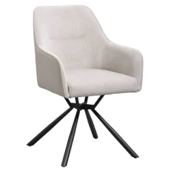 Leen Bakker Eetkamerstoel Saar - beige Discount