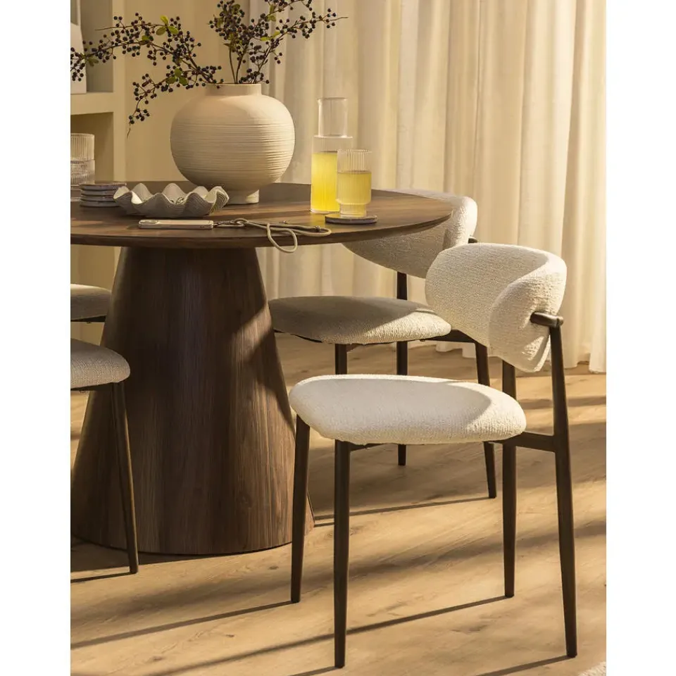 Leen Bakker Eetkamerstoel Tibor - crème New