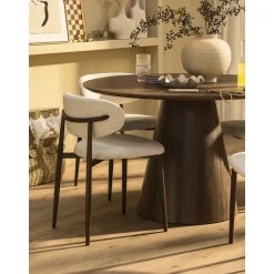 Leen Bakker Eetkamerstoel Tibor - crème New