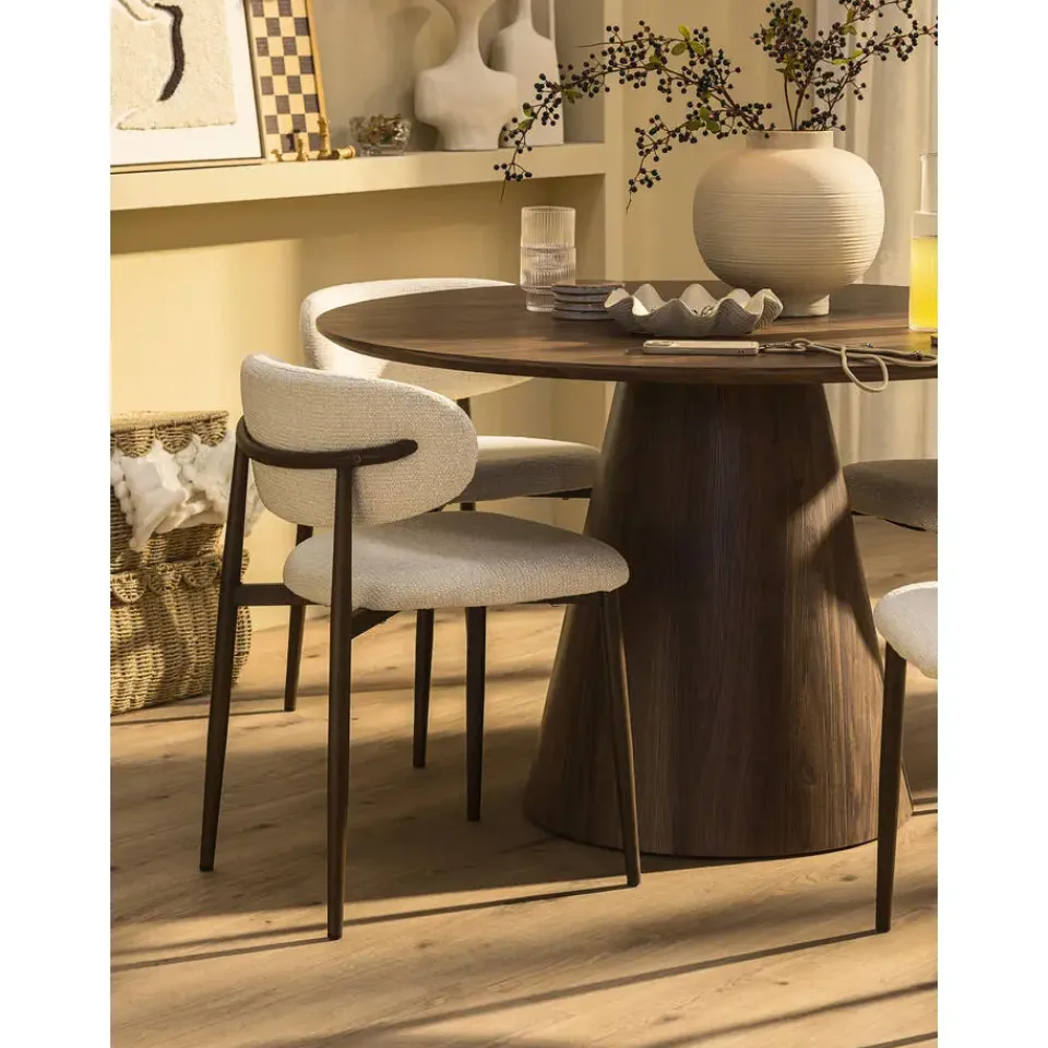 Leen Bakker Eetkamerstoel Tibor - crème New