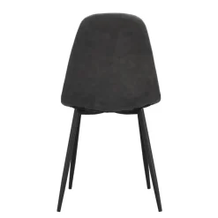 Leen Bakker Eetkamerstoel Vince - stof - antraciet Sale