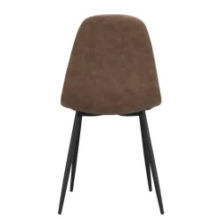 Leen Bakker Eetkamerstoel Vince - stof - cognac Online