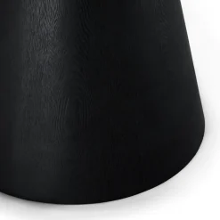 Giga Living EetkamertafelRond ø120cm - Zwart Eikenhout Clearance