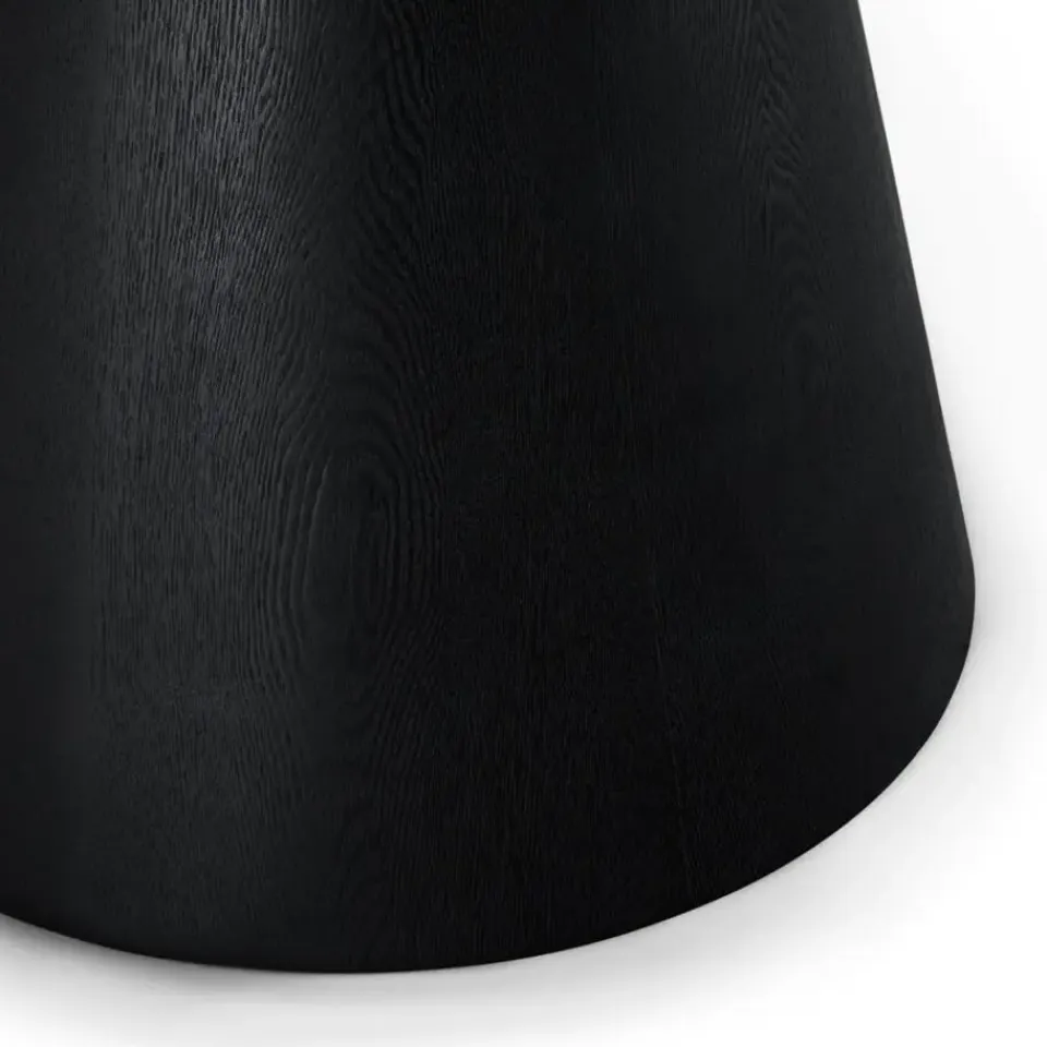 Giga Living EetkamertafelRond ø120cm - Zwart Eikenhout Clearance