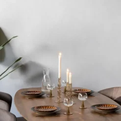 Giga Meubel Eettafel Deens Ovaal - Bruin Hout - 240cm - Tafel Jordan Outlet