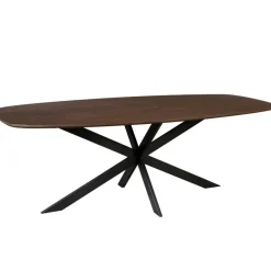 StarFurn Eettafel Deens Ovaal Bruin Hout - 240x110x76cm - Ferris Discount