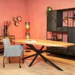 StarFurn Eettafel Deens Ovaal Naturel - 200x100x76cm - Elegance