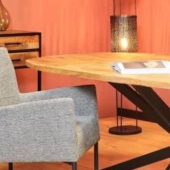 StarFurn Eettafel Deens Ovaal Naturel - 200x100x76cm - Elegance