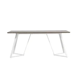 Fjôrd Eettafel Eiken Hout Wit - 180x90x75cm - Marina Hot