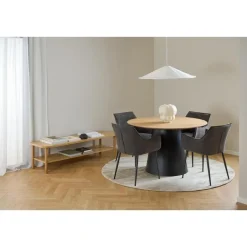 Giga Living Eettafel Eiken Naturel - Rond 120x120x75cm - Skagen Hot
