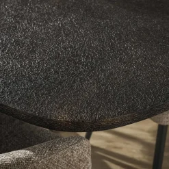 Giga Living Eettafel Grijs Staal - 180x90x77cm - Metallic Best