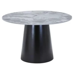 House Nordic Eettafel Grijs/Zwart - Rond - 120x120x75cm - Brito New