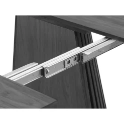 Leen Bakker Eettafel Irene - zwart - uitschuifbaar Clearance