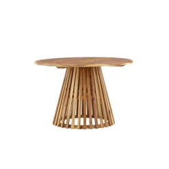 Fjôrd Eettafel Naturel Acaciahout - 120x120x75cm - Lumpur Discount