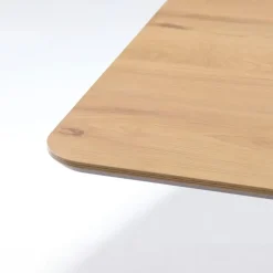Giga Living Eettafel Naturel Eiken - 100x200x75cm - Spinpoot - Cesura Sale