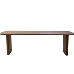 Giga Meubel Eettafel Naturel Mangohout - Rechthoek - 200x110x76 m - Tomeo