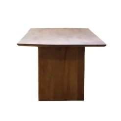 Giga Meubel Eettafel Naturel Mangohout - Rechthoek - 200x110x76 m - Tomeo
