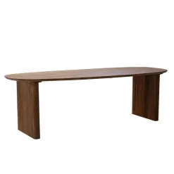 Giga Meubel Eettafel Naturel Mangohout - 250x100x76cm - 6-8 Personen - Aya Best