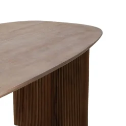 Giga Meubel Eettafel Naturel Mangohout - 250x100x76cm - 6-8 Personen - Aya Best