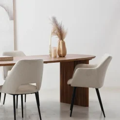 Giga Meubel Eettafel Naturel Mangohout - 250x100x76cm - 6-8 Personen - Aya Best