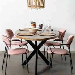 Giga Meubel Eettafel Ovaal - Visgraat - Hout - 240x100x78cm - Max Clearance