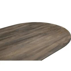 Giga Meubel Eettafel Ovaal 240cm - Bruin - Hout - Eettafel Ava Best