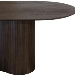 Giga Meubel Eettafel Ovaal 240cm - Donkerbruin - Hout - Tafel Ava Sale