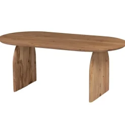 Giga Meubel Eettafel Ovaal 240cm - Naturel - Mangohout - Eettafel Daan Sale