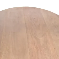 Giga Meubel Eettafel Ovaal 160cm - Naturel - Mangohout - Tafel Diamond Outlet