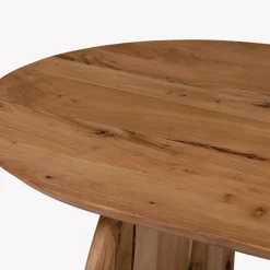 Giga Meubel Eettafel Ovaal 200cm - Naturel - Mangohout - Eettafel Daan Hot