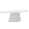 Giga Meubel Eettafel Ovaal 300cm - Wit Eco Composiet - Acryl Coating - Cleo Online