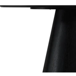 Giga Living Eettafel Ovaal 160cm - Zwart Eikenhout - 4-6 Personen - Tango New