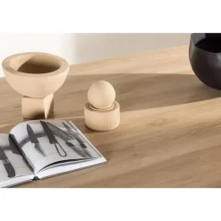 Fjôrd Eettafel Ovaal Naturel 220cm - Fineer - Scandinavisch - Tafel Bootcut