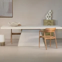 Giga Meubel Eettafel Rechthoek 240cm - Beige Eco Composiet - Avia Clearance