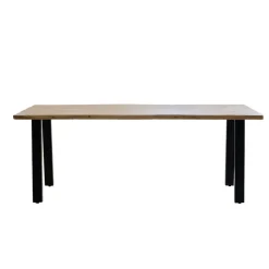 Giga Meubel Eettafel Rechthoek 240cm - Naturel Boomstamtafel - Lars New