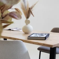 Giga Meubel Eettafel Rechthoek 240cm - Naturel Boomstamtafel - Lars New