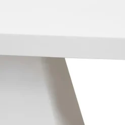 Giga Meubel Eettafel Rechthoek 160cm - Wit Eco Composiet - Acryl Coating - Avia Discount