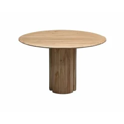 Giga Meubel Eettafel Rond Ø120cm - Acaciahout - Naturel - Eettafel Tijn New