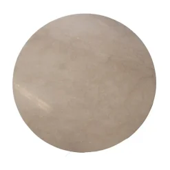 Giga Meubel Eettafel Rond Ø150cm - Donkerbruin Marmer/Mangohout - Faiza