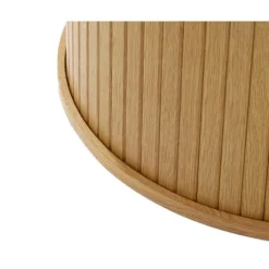 Giga Living Eettafel Rond Naturel - Uitschuifbaar - Ø120-167cm - Nola Best