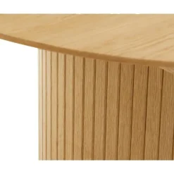 Giga Living Eettafel Rond Naturel - Uitschuifbaar - Ø120-167cm - Nola Best