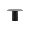 Fjôrd Eettafel Rond Zwart 110cm - Fineer - Scandinavisch Clearance