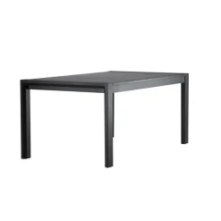 Fjôrd Eettafel Uitschuifbaar - Zwart Eikenhout - 170x95x75cm - Slider Hot