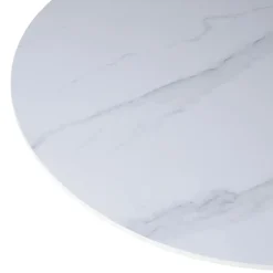 Giga Meubel Eettafel Wit Keramiek/Walnoot - 200x90x75cm - Madia Sale