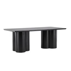 Fjôrd Eettafel Zwart 210cm - Fineer - 6-8 Personen - Tafel Olivia Sale